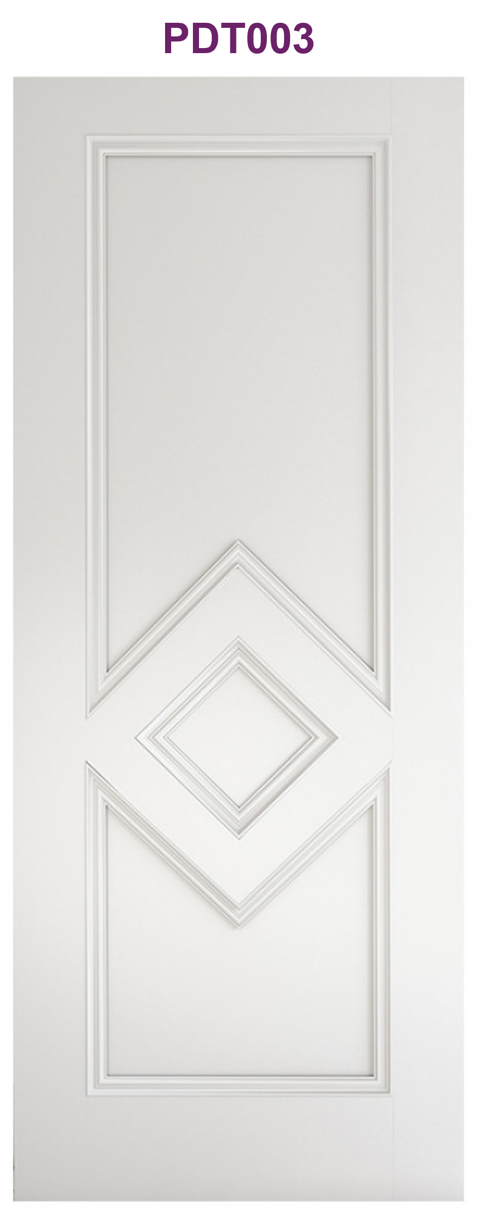 Ascot white primed interior door