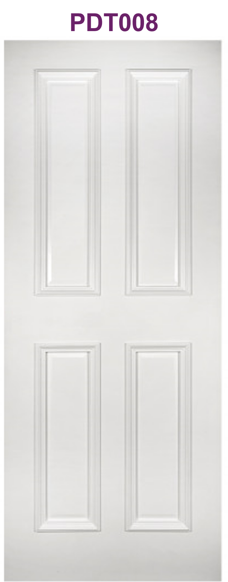 Rochester white primed interior door