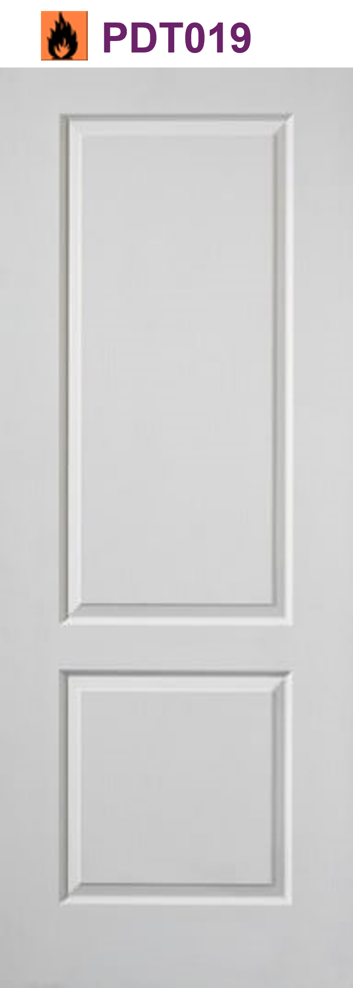 Caprice white primed interior door